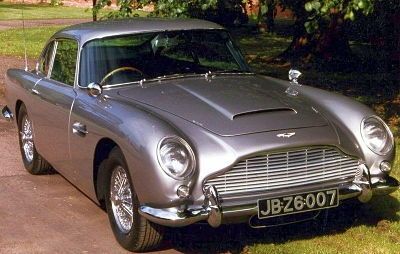 Aston Martin DB-5 featured in Goldfinger