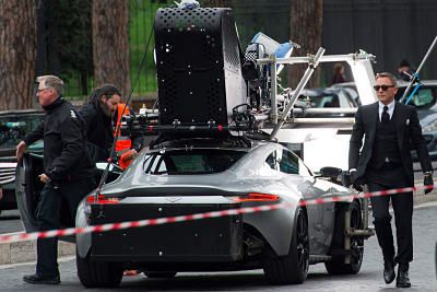 Seven of the 10 DB10 cars were destroyed in the filming of spectre
