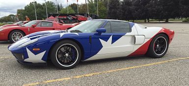 2005 Ford GT Flag theme at the rally