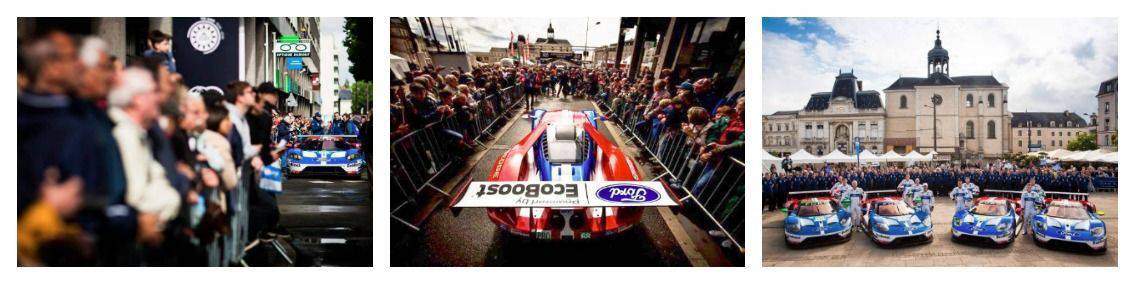 day 4 Ford GT arrives at Lemans for 50th anniversary