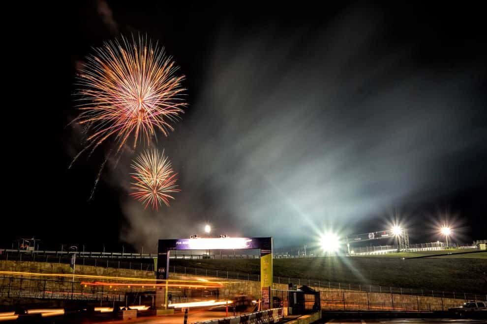 Fireworks mark the end for the Rally winners