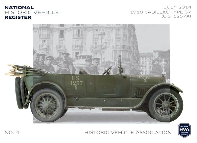 WWI cadillac important part of automotive history