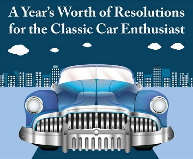 12 classic car lover resolutions