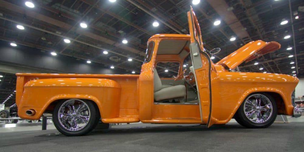 Custom 1956 3100 at detroit autorama 2017