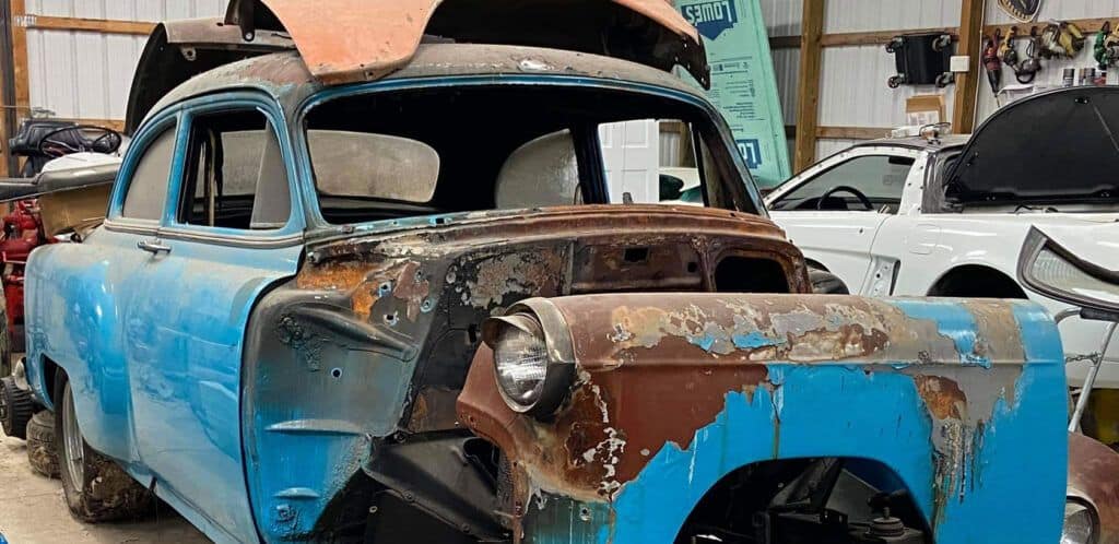 1953 chevy bel air restoration