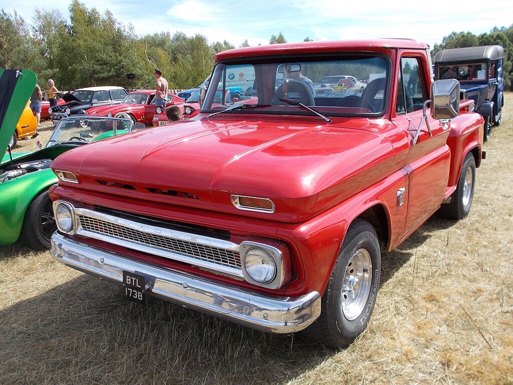 red c10 truck 1960s