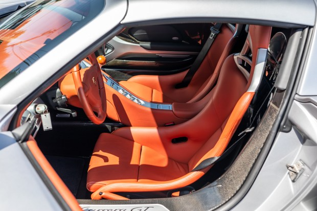 inside a porsche carrera