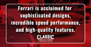 what ferrari is acclaimed for