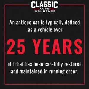 definition of antique car